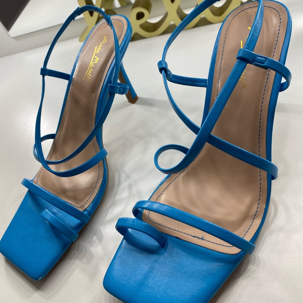 Ava Strappy Heeled Sandals MINOR DAMAGE - Picture 1 of 4
